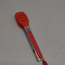 Thickened Stainless Steel & Silica Gel Food Tong - Outdoor BBQ, Buffet, Bread & Steak Serving Clip(9-inch - Simple Bind) (1)