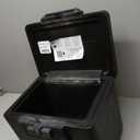 SentrySafe Black Fireproof Document Box with Key Lock, Safe Secures Files and Documents for Home or Office, 0.61 Cubic Feet, 13.6 x 15.3 x 12.1 inches, 1170