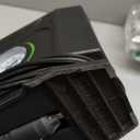 Slime 40050 Tire Inflator, Portable Car Air Compressor, with Analog 100 psi Dial Gauge, Long Hose and LED Light, 12V, 8 min Inflation