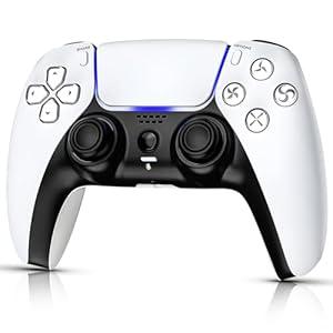 CHASDI Wireless Controller Compatible For PS5, Bluetooth 5.0 with 1000mAh Battery, Dual Vibration, 6-Axis Motion Control, USB-C Charging, Gamepad Compatible with PS5/Windows PC