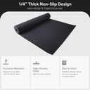Fitvids All Purpose 1/4-Inch High Density Anti-Tear Exercise Yoga Mat with Carrying Strap, Multiple Colors