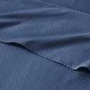 Navy Blue Polka Dots Bed Sheet Set  1 Flat & 1 Fitted Sheet & 2 Pillowcases w/ Deep Pockets  Polka Dot Bedding - Ultra-Soft, Wrinkle & Fade Resistant - Comfy, Breathable and Cooling - Full Size Set