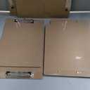 Amazon Basics Hardboard Office Clipboard, 6-Pack, Brown