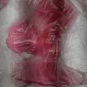 Maxdot 3 Pcs Hot Magenta Glass Candlestick Holders Heart Candle Holders Glass Taper Vase Decor Table Centerpieces for Wedding Receptions Anniversary Bachelorette Birthday Engagement Party Decorations