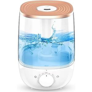 HLS 3.5L Cool Mist Humidifiers for Home Women,Top Fill Ultrasonic Air Humidifier for Bedroom 23dB Quiet Waterless Auto-Off,41 Hours Air Vaporizer Humidifier with 2 Mist Model for Office Large room