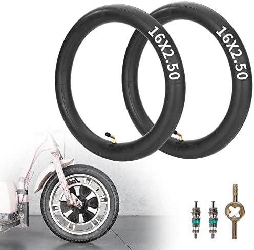 WEIYINGSI 16x2.50 2.50-12 Inner Tube Compatible with Electric Bikes, Kids Bikes, BMX Bicycles and Scooters with Rim 12 inch
