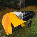 SUV Dome Tent, Waterproof Instant Camping Tent w/Attachment | 9' x 9' | Sleeps Up to 7 People | 4Runner, Outback, Forester, Rav4 | Crossover, Minivans & Other Vehicles