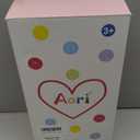 Aori Reborn Baby Dolls - 22 Inch Realistic Lifelike Baby Girl - Handmade Vinyl Reborn Doll with Feeding Set & Purple Outfit Newborn Baby Doll for Kids 3+, Collectors, Role Play