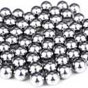(200 Pieces) 7/16 11.11mm Carbon Steel Balls - Precision Balls for Industrial, Handicraft and Practice, Durable and Versatile.