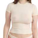 Organic Basics Women's Soft Touch Veil Thong Underwear (XX-Large)