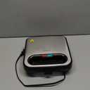 OVENTE Electric Sandwich Maker with Non-Stick Plates, Indicator Lights, Cool Touch Handle, Easy to Clean and Store, Perfect for Cooking Breakfast, Grilled Cheese, Tuna Melts and Snacks, Black GPS401B