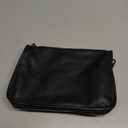 Genuine Leather Crossbody Bag Womens Lightweight Shoulder Purse ladies Small Hobo Handbag (Black)