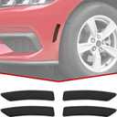 JeCar Side Marker Smoked Light Covers Fender Flares Light Trims Exterior Accessories Compatible with Ford Mustang 2024, Black