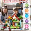 Intoypad 300PCS Magnetic Blocks for Kids, 0.8in Magnetic Building Block Toys for Boys Girls Age 3 4 5 6 7 8 9 10 Magnet Cubes Game Magnetic Tiles STEM Toys Christmas Birthday Gifts for Kids Toddlers