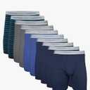 Gildan mens Underwear Boxer Briefs, Multipack 10 Pcs