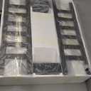 32 Inch Fire Pit Table with Fire Poker & Spark Screen, Outdoor Burning Fire Pits, 3 in 1 Metal Square Firepit Stove for Outside Heating, Bonfire Party, Camping, Patio, Garden