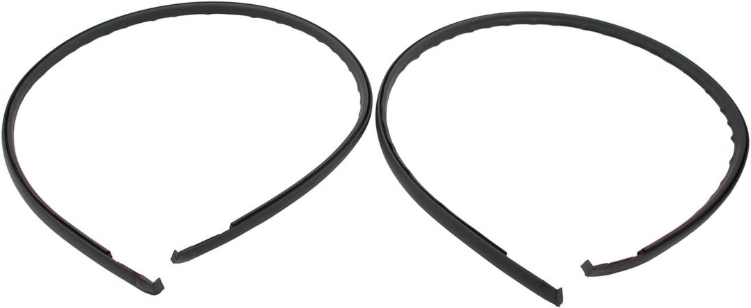 ApplianPar 2Pcs Left Right Roof Trim Molding Black for Corolla 2003 2004 2005 2006 2007 2008