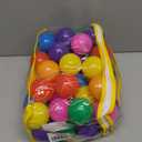 Hovenlay Ball Pit Balls Phthalate Free BPA Free Crush Proof Plastic  7 Bright Colors in Reusable Play Toys for Kids with Storage Bag