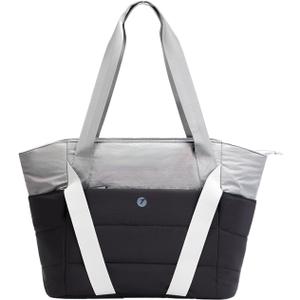 Tote Bag for Women,Lightweight Durable Puffy Yoga Mat Bag with Compartments,Shoulder Handbag for Work, Travel, Gym