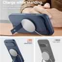 SURITCH for Google Pixel 10/10 Pro Phone Case, Compatible with MagSafe, Protective Cover with Camera Cover & Adjustable Metal Kickstand for Pixel 10/10 Pro 2025 -Dark Blue