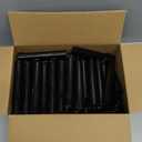 LaSyL 116mm Pre Roll Tubes - 50 Pcs, Waterproof Airtight Odor Sealing Smell Proof Container with Squeeze Pop Top, BPA Free, Black
