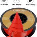 Kingroon PLA 3D Printer Filament,10 Rolls,Dimensional Accuracy +/- 0.02 mm, 1 kg Spool(2.2lbs), 1.75 mmRed Blue Green Yellow Wood Orange Pink Purple Silver Skin