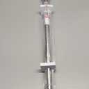 BRIOFOX Industrial Shower Curtain Rod - 2-in-1 Design Tension Curtain Rod - Rustproof Non-Slip 27 to 43 Inch 304 Stainless Steel, Brushed Nickel Window Curtain Rod