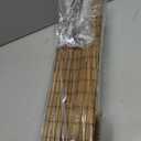 UNISHADES Cordless Bamboo Roman Shades for Windows, Blinds Size (25.5" W 64" H) Colour (Highfield Teak)