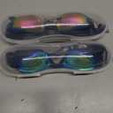 Aegend Swim Goggles for Kids Youth 3-14 Anti-Fog Anti-UV Comfort Fit Goggles for Swimming (Aqua & A-bright Rose)