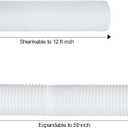 SENENQU Portable Air Conditioner Universal Exhaust Hose 5 Inch Diameter 59" Long Clockwise Thread Room Airconditioner AC Vent Replacement Tube