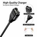 USB A Charger for Garmin Watch Charger, Charging Cable for Garmin Watch Fenix 8 E 7 7S 7X 6 6S 6X 5 5S Plus, Forerunner 55 165 245 645 935 945 965,Approach S62 S60,Instinct,Vivoactive 4 4S 3, 1.6ft*1