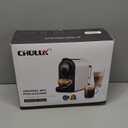 CHULUX Mini Espresso Machine, 20 Bar Single Cup Coffee Maker, Dual Brew Modes for Espresso and Lungo, 1400W Fast Brewing, Mystic Black (Upgrade Model)
