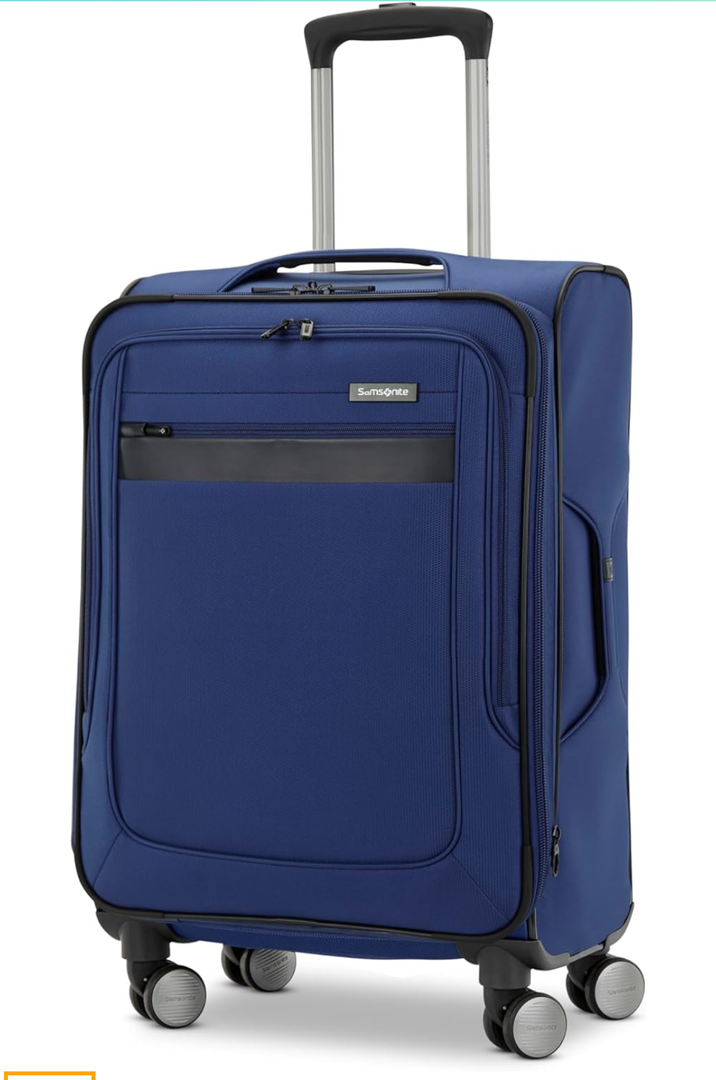 Samsonite Ascella 3.0 Softside Expandable Luggage with Spinner Wheels, CO EXP Spinner, Sapphire Blue