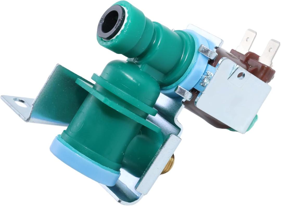 UPGRADED W10498990 WPW10498990 Refrigerator Water Inlet Valve for Whirlpool Maytag KitchenAid Jenn-Air Amana Replaces W10342318 W10238100 AP6017532 2219594 Ice Maker Water Valve Assembly