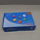 LANKER 24 Pack Flameless Led Tea Lights Candles, Flickering Red Battery Operated Electronic Fake Candles, Decorations for Wedding, Party, Christmas, Halloween (Red)