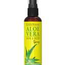 Seven Minerals Travel Size Organic Aloe Vera Spray with 100% Pure Aloe From Freshly Cut Aloe Plant, Not Powder - No Xanthan, So It Absorbs Rapidly With No Sticky Residue (2 fl oz), Pack of 2