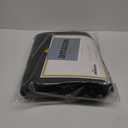 IVICY Faux Linen Car Seat Cover for Cars - Durable & Non-Slip - Front Car Seat Protector Covers for Most Automotive, Vans, SUVs, Trucks - 1 Unit - Black (BLACK WS LN)