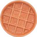 Ceramic Slow Feeder Cat Bowl, 6 Inch Shallow, Whisker Friendly, Dishwasher Safe (Orange)