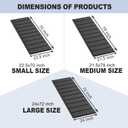 Irrical 10mm Thickened Sofa Support Pad, 22.5X70'' Breathable, MoistureProof with Anti-Slip Dots Design