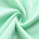 Boys Casual Polo Shirt Short Sleeve Waffle Solid Collared Shirts for Kids Aged 5-14 Years (7-8 Years, Light Green)