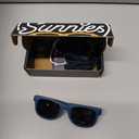 BABY SUNNIES Polarized Toddler Sunglasses Boys & Girls - Unbreakable, For Kids - UV Protection (Navy Blue)