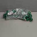 Lulu Home Christmas Ball Ornaments, 34 Ct 1.57" Pre-Strung Hanging Ornament Decorations, Xmas Shatterproof Plastic Balls for Holiday Party Wreath Garlands Trees, Green