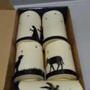 Homemory Flameless Christmas Nativity Scene Candles, Battery Operated LED Pillar Religion Candles, Nativity Sets Indoor Outdoor Decor for Xmas Holiday Home Decor, Remote Timer, Christmas Decor, 5 Pack