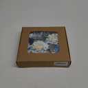 Artificial Flower Box Set Silk Fake Flowers DIY Center Cake Decoration Wedding Bouquet Corsage Home Decor Outdoor Decor Gift (Blue)