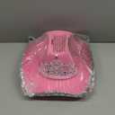 Funny Party Hats - Pink Cowgirl Hat With Blinking Tiara - Children's Party Hat - Girls Cowboy Hat - Rodeo Princess - Texas Rancher Style - Halloween & Birthday Fun