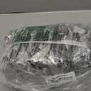 Yeaqee 50 Pcs Mini Metallic Gift Bags with Handles 4x4.75x2.25'' Tiny Thank You Favor Bags with Tag for Easter Mother's Day Wedding Spring Welcome Baby Shower Graduation Birthday (Navy Blue,Silver)