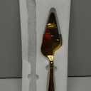 Cake Cutting Set for Wedding - Extended Cake Knife And Server Set Thickened Stainless Steel Cake Cutter and Pie Spatula Great for Birthday Anniversary Christmas Gift Gold 2 Pcs