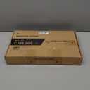 TAVR Dual Monitor Stand Riser Office Desktop Organizer Stand for 2 Monitors, Adjustable Length and Angle 3 Shelf, Extra Long Multifunctional Stand up to 43.3" fit Computer, Laptop, TV, Black