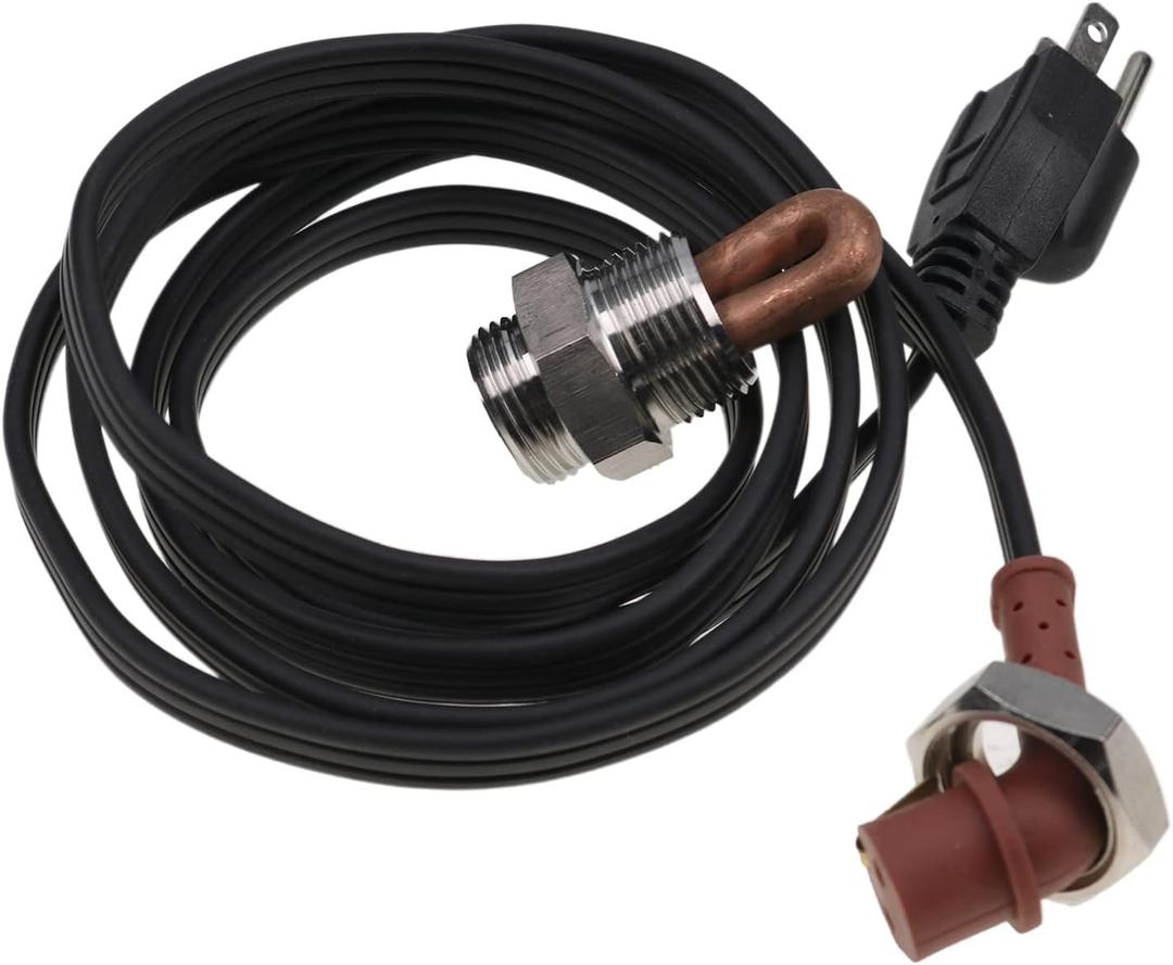 Solarhome 400W 120V 3/4" NPT Engine Block Heater 11409 0806R Compatible With Jaguar,Mazda,Lincoln,Kubota,JD 2155 A 5400 2040 60 2255 5220 Belarus Massey Ferguson 255 65 3165 285 165