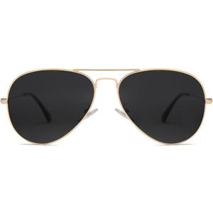 SOJOS Classic Aviator Polarized Sunglasses for Men Women Vintage Retro Style (Grey)